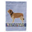 Polyester 2 côtés 40 x 28 po welcome drapeau maison-73943128