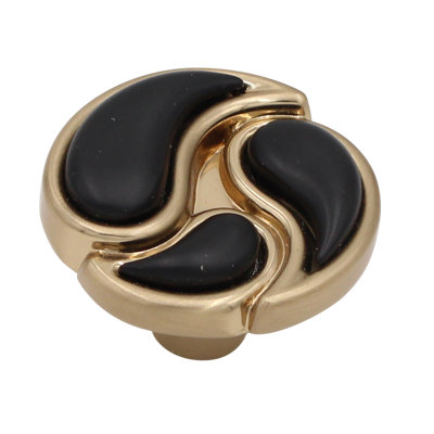 Tear Drop 1 1/2 Length Abstract Knob