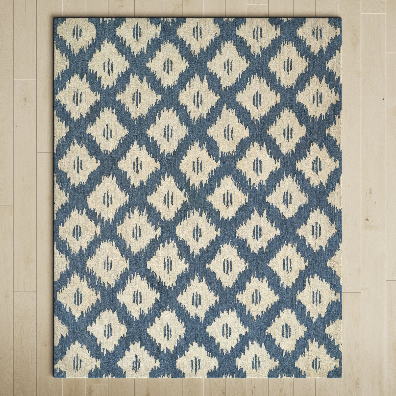 Juliet Slate Hand-Tufted Wool Rug, Rectangle 5' x 8'