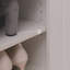 Armoire de rangement à chaussures à 6 niveaux avec tablettes réglables et rangement ouvert, conception campagnarde pour une organisation polyvalente