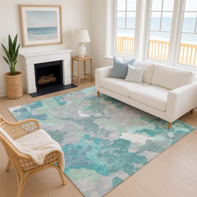 Premium Machine Washable Mayfield AMF2161 modern Rug