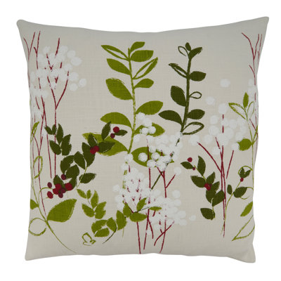 Jardin Square Cotton Pillow Cover & Insert