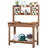 Kubilay Fir Potting Bench with Display Rack