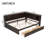 Daybed With Storage Shelves, Usb, Led, And 2 Drawers-1735806904