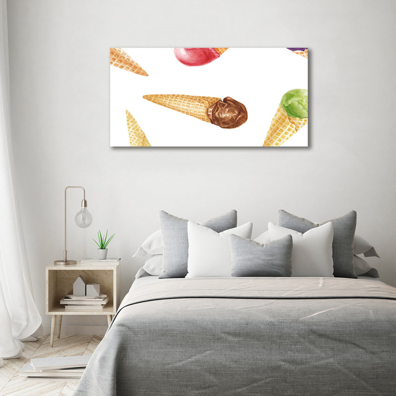 Ice Cream - No Frame Print on Canvas