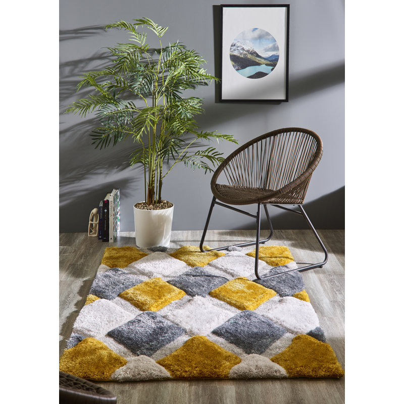 Boroughbridge Geometric Hand Woven Area Rug, Rectangle 120 x 170cm