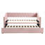 Lit de jour simple rembourré avec lit gigogne-216771633