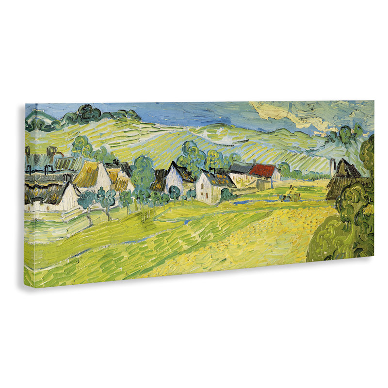 Toile de campagne classique et vaste, design par Vincent Van Gogh, H 10 po x l 24 po
