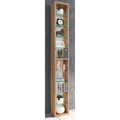 Autom 151cm H x 21cm W Standard Bookcase