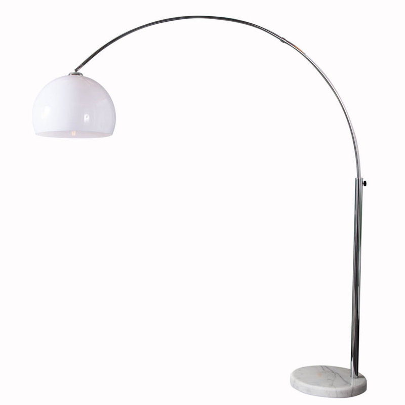 Ioanna Chrome Arched Floor Lamp