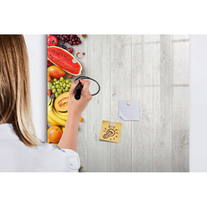 Magnetic Glass Photo Memo Board