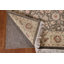 Tapis unique en laine noué à la main brun / gris / rouge nouvel âge 4 pi 2 po x 6 pi 4 po