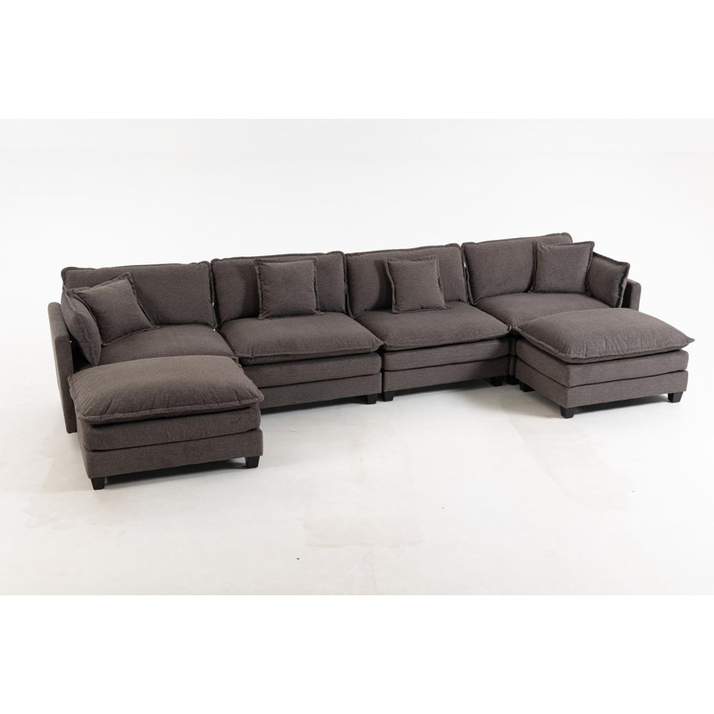 Modern 4 Seats Sectional Sofa