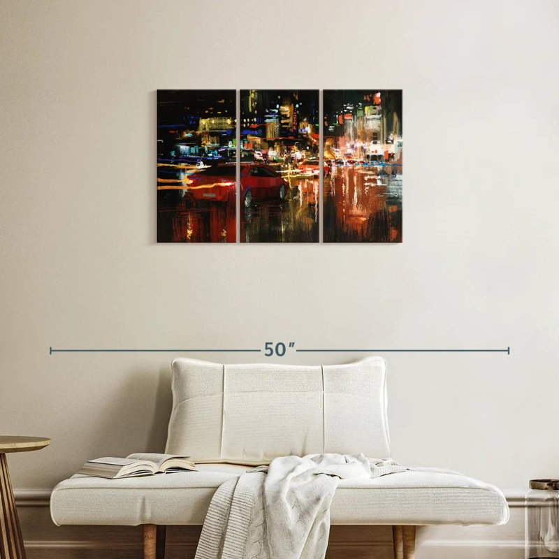 Mehar LA Night Rush, 20" H x 33" W