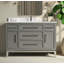 Meuble-lavabo simple 48 po avec comptoir en quartz Barrington-1566228151
