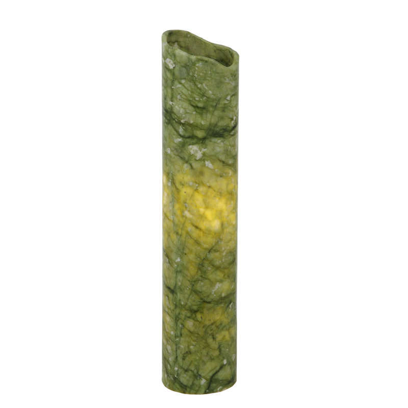 Decimus 15.75'' H Jadestone Tabletop Votive Holder with Candle Included
