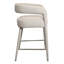 Ensemble de table de comptoir 36 po avec 2 chaises de comptoir Galway en lin ivoire Gwinn