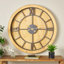 Horloge murale surdimensionnée 40 "Curlie