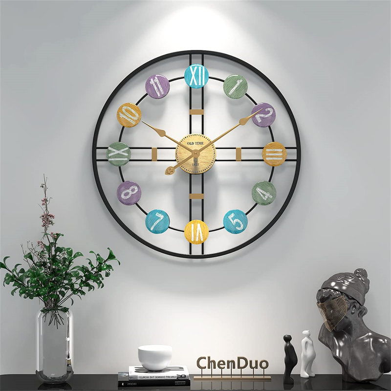 Quijano Metal Wall Clock