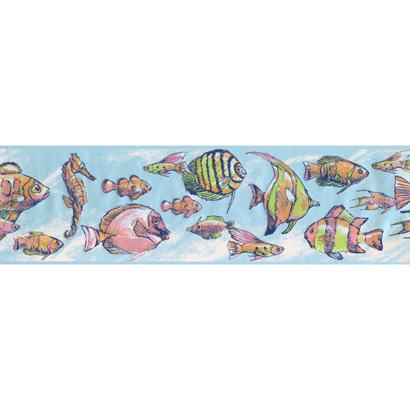 Bordure murale Arenberg, Bleu ciel