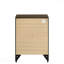 Table de chevet finition noyer