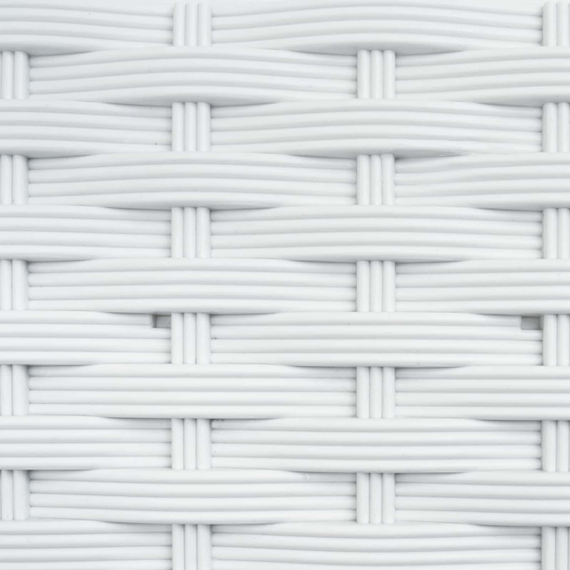 Planter, 43.5cm H x 120cm W x 40cm D, White