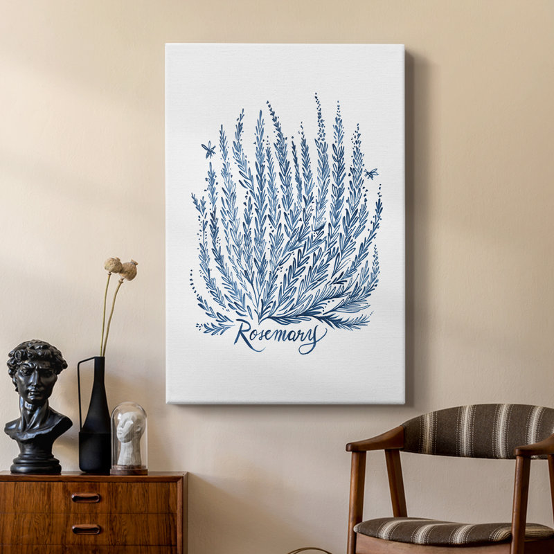 Summer Herb Garden Sketches III - galerie sur mesure, H 27 po x l 18 po