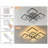 Suruchi Acrylic LED Flush Mount-736636273