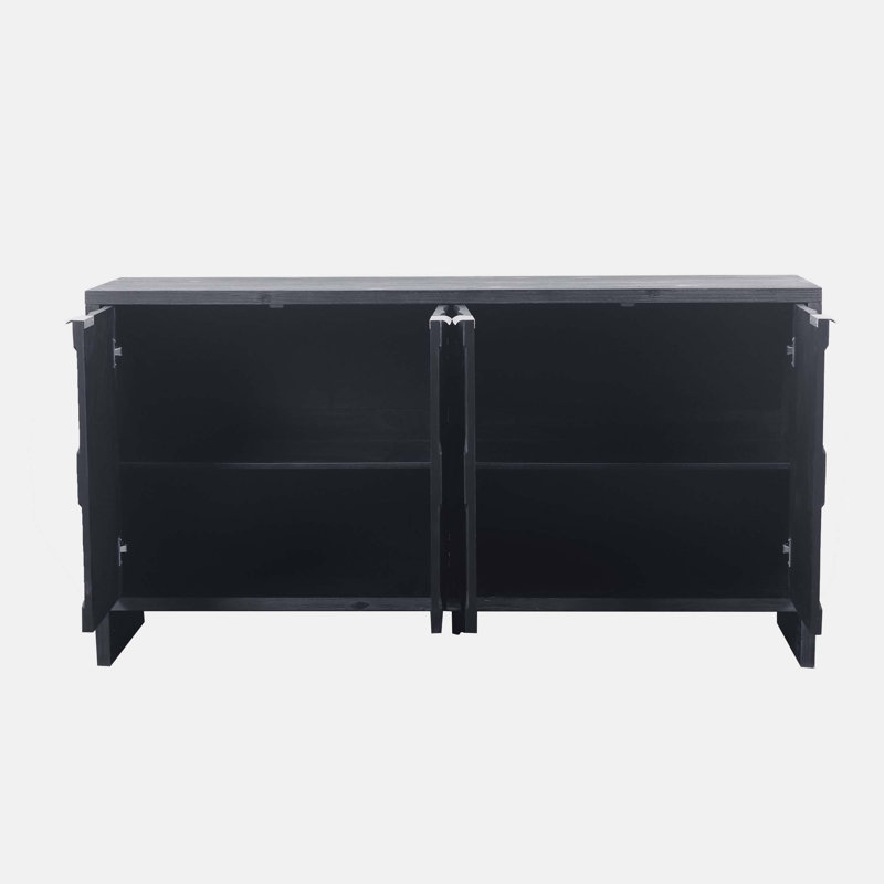 Buffet 59,84 po Cotner, Noir antique