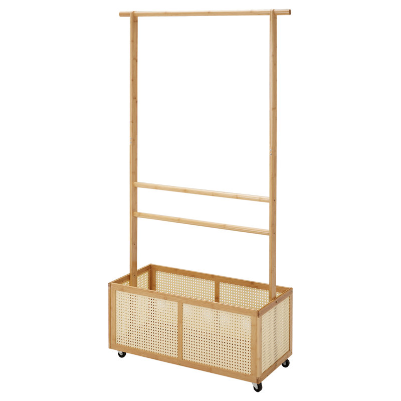 92cm Rolling Clothing Rack
