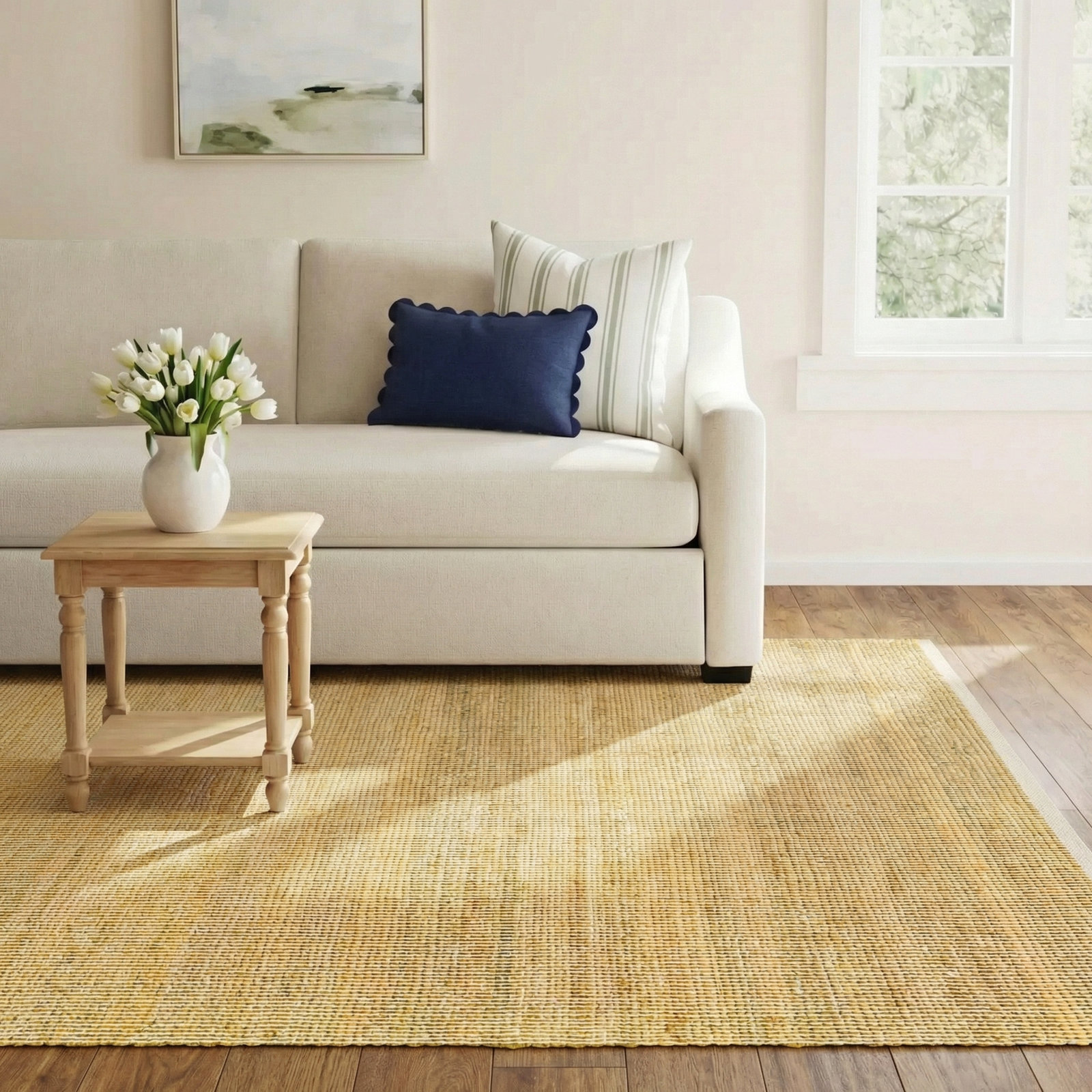 Inge Hand-Woven Jute Rug, Rectangle 8' x 10'
