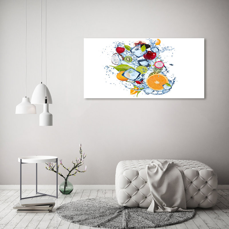 Fruit And Ice - Wrapped Canvas Print