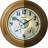 Contemporary Illuminated Large Wall Clock with Thermometer Waterproof ,21 Inch-348335497