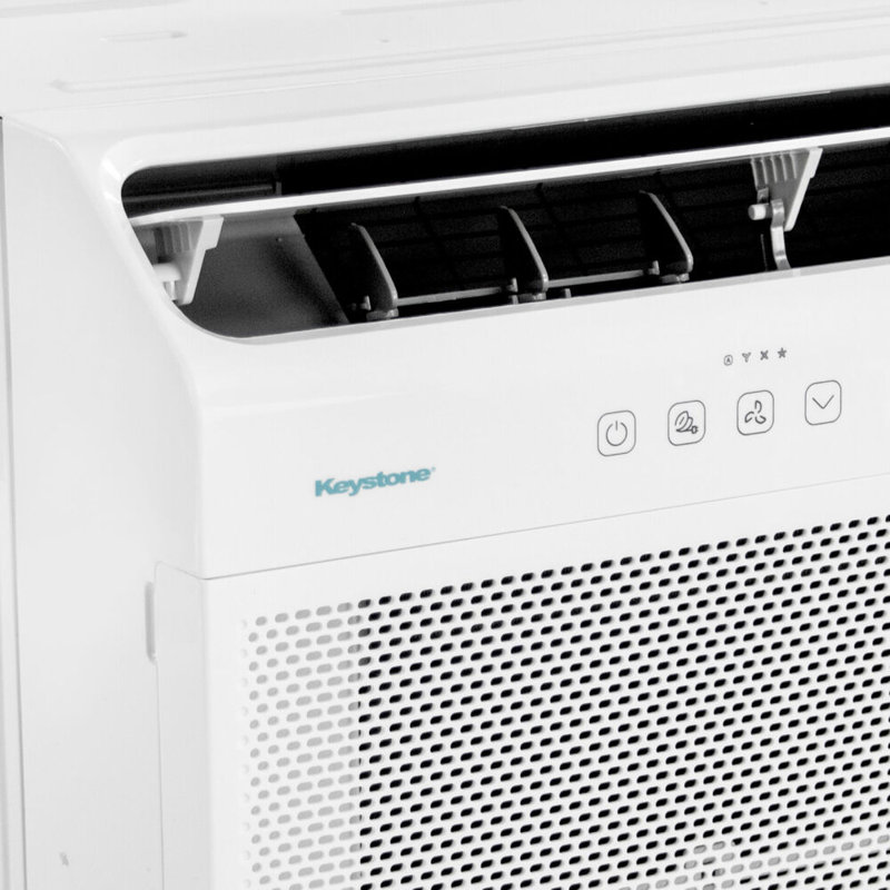 Climatiseur de fenêtre 12 000 BTU Keystone avec chauffage d'appoint et télécommande, 12000