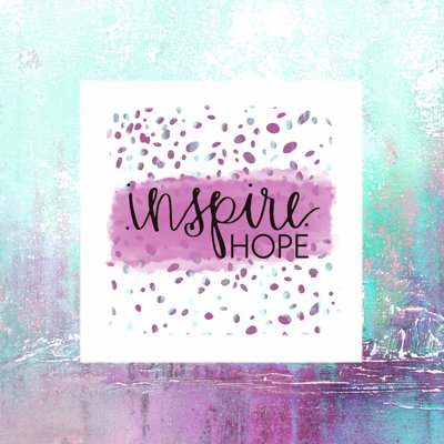 Hope Inspired - Wrapped Canvas Painting