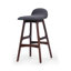 Ensemble de 2 tabourets de bar 28,5 po Mid-Century-1586124619