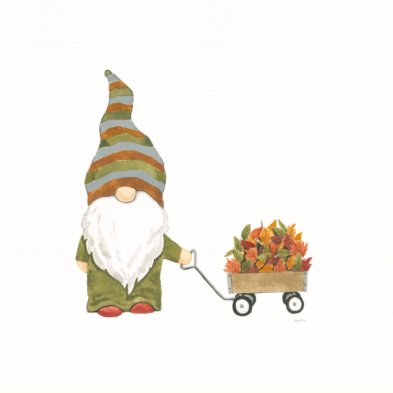 " Harvest Gnomes II " by Jenaya Jackson Painting Print, 20" H x 20" W  