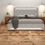 Modern Queen Beds With Led Lights, Upholstered Faux Leather, Spacious Storage