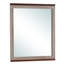 Miroir Magnolia, gris / brun