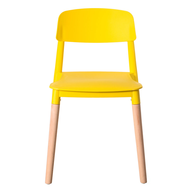 Baleskie 17.75'' H Side Chair, Yellow, 4