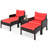 Choudhury 4 - Person Patio Conversation Set with Cushions-1202985072