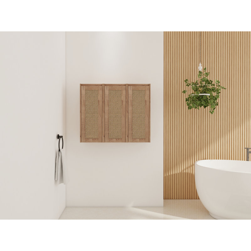 Olita Wall-Mounted Floating Bathroom Storage Cabinet