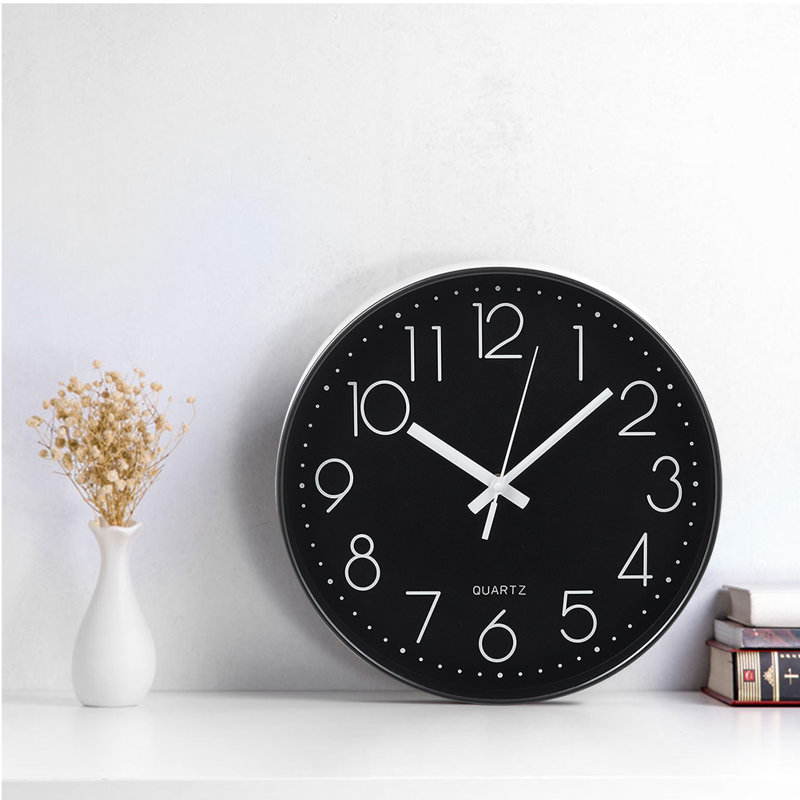 Navit Wall Clock, Black
