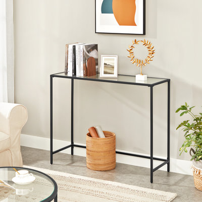 Sydney 100cm Glass Top Console Table