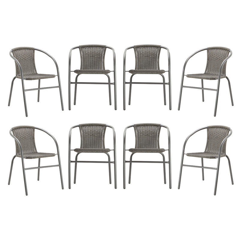Chaise de salle à manger en métal