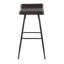Tabouret de bar pivotant à hauteur fixe Camargo avec pieds fuselés en métal-819937207