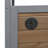 Foldable Outdoor Kitchen Island with Lockable Wheels, Storage Cabinet, and Towel Rack for Patio and Outdoor Cooking-1774893598