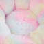 Pouf en fausse fourrure en forme de chat de 106 cm de large, fauteuil de sol confortable pour la lecture et les jeux, avec coussin pour la queue, idéal pour le salon et la chambre.-200756432
