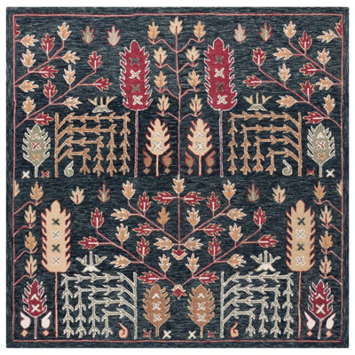 Donnett Southwestern Hand-Tufted Wool Area Rug
