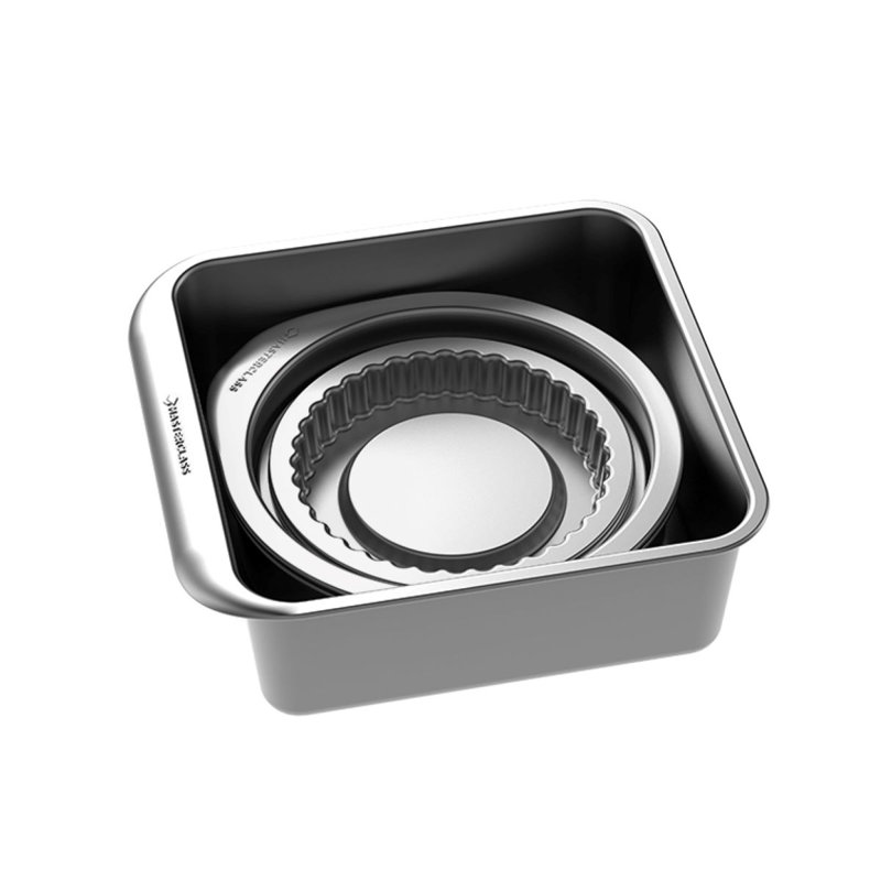 MasterClass Smart Space Stacking Seven Piece Non-Stick Roasting, Baking & Pastry Set